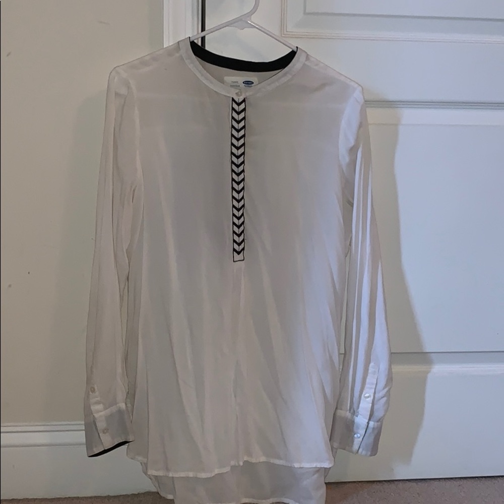 Old Nagy Whire Tunic blouse